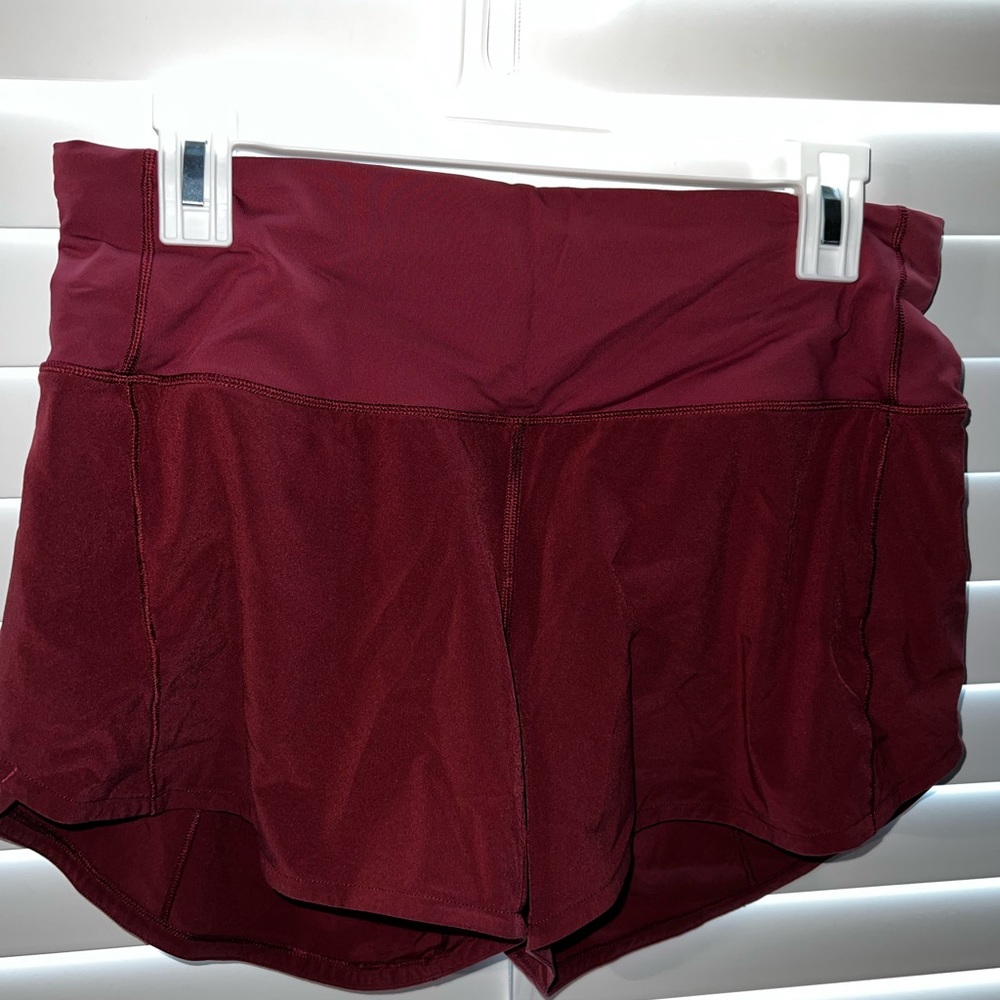 Speed up high rise lined shorts 4”